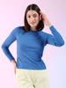 Women's Fitted Full Sleeve Rib Top