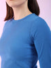 Women's Fitted Full Sleeve Rib Top