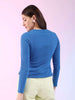 Women's Fitted Full Sleeve Rib Top