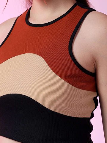 Women's Colourblocked Top