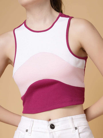 Women's Colourblocked Top