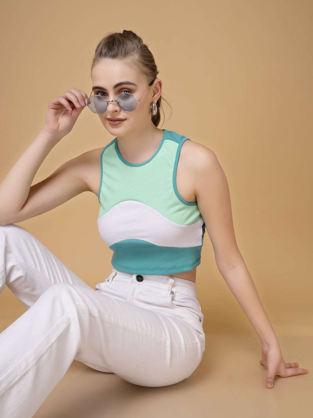Women's Colourblocked Top
