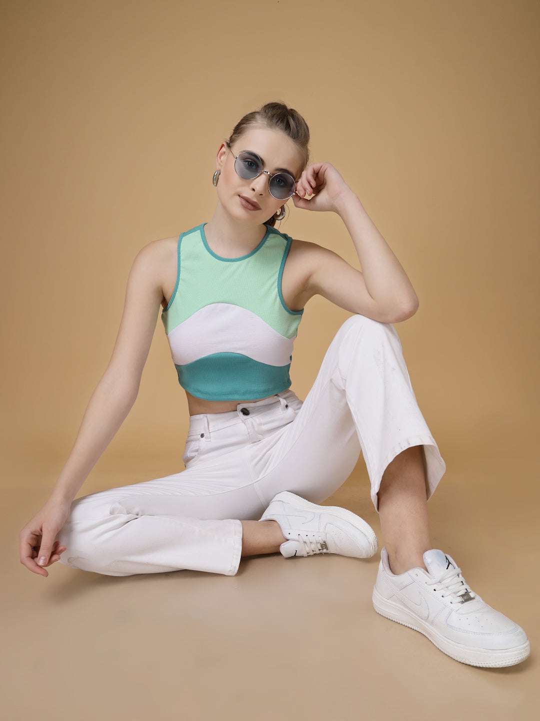 Women's Colourblocked Top