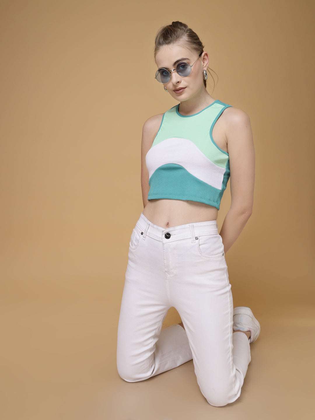 Women's Colourblocked Top