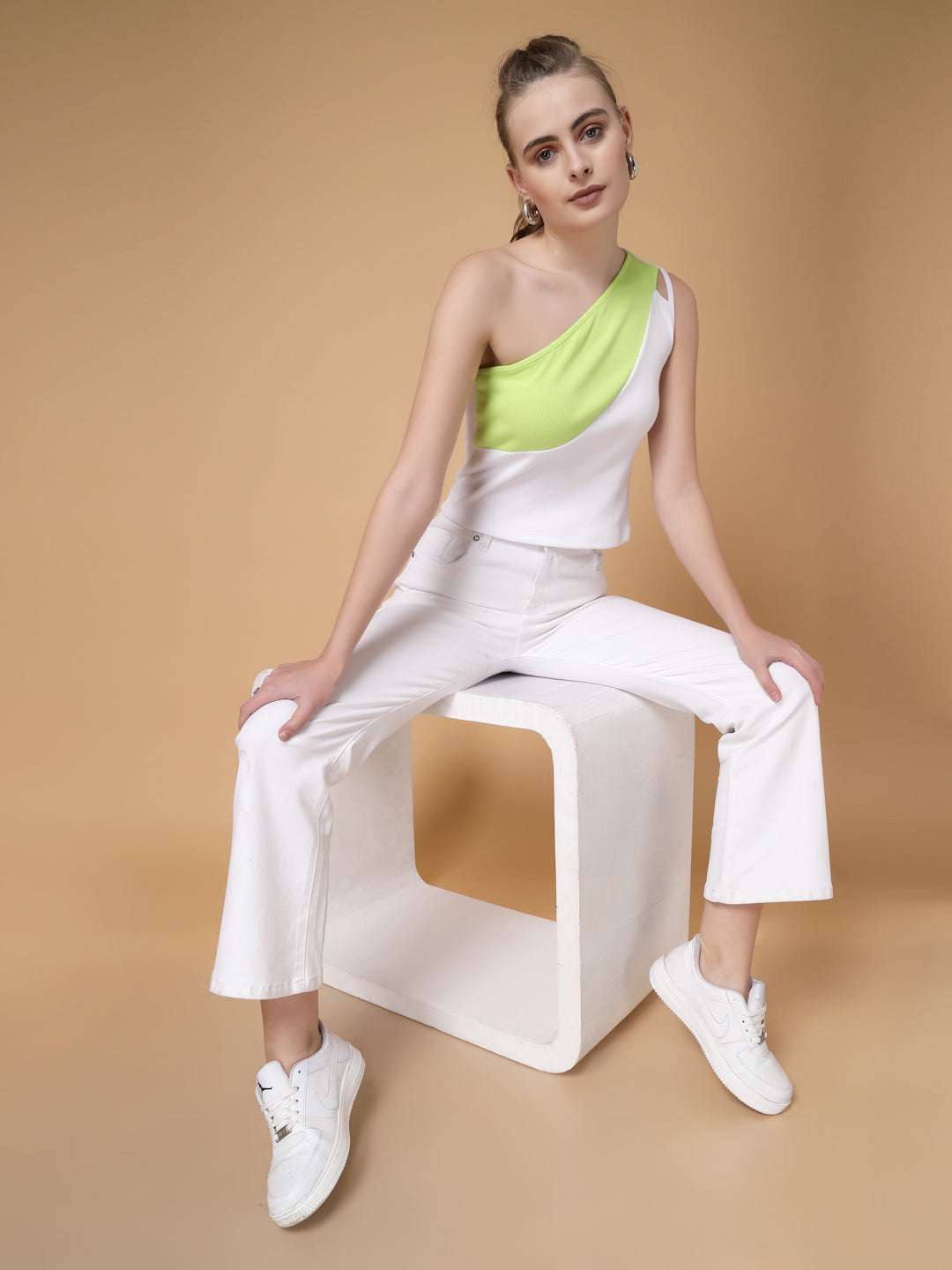 Women's Colourblocked Top