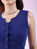 Women's Fitted Sleeveless Rib Top