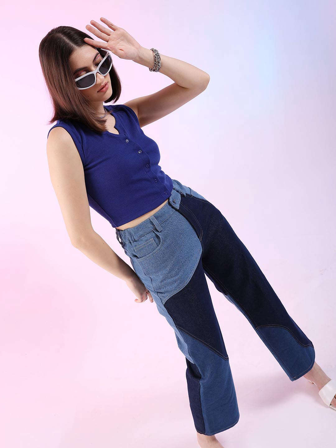 Women's Fitted Sleeveless Rib Top