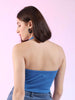 Women's Halter Neck Rib Top