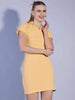 Women's Solid Polo Collar Dress