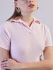 Women's Solid Polo Collar Dress