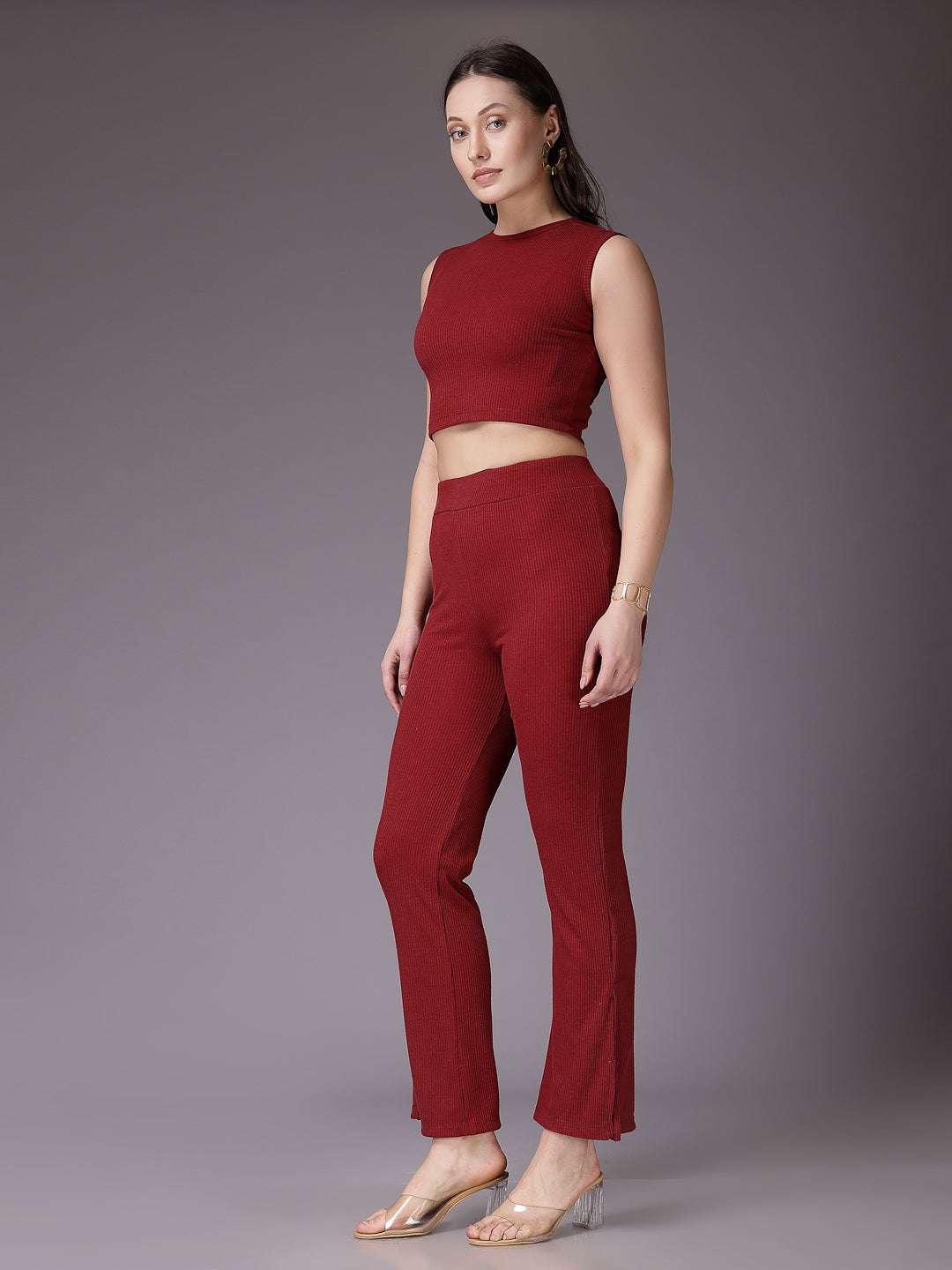 Women's Solid Co-Ords Set