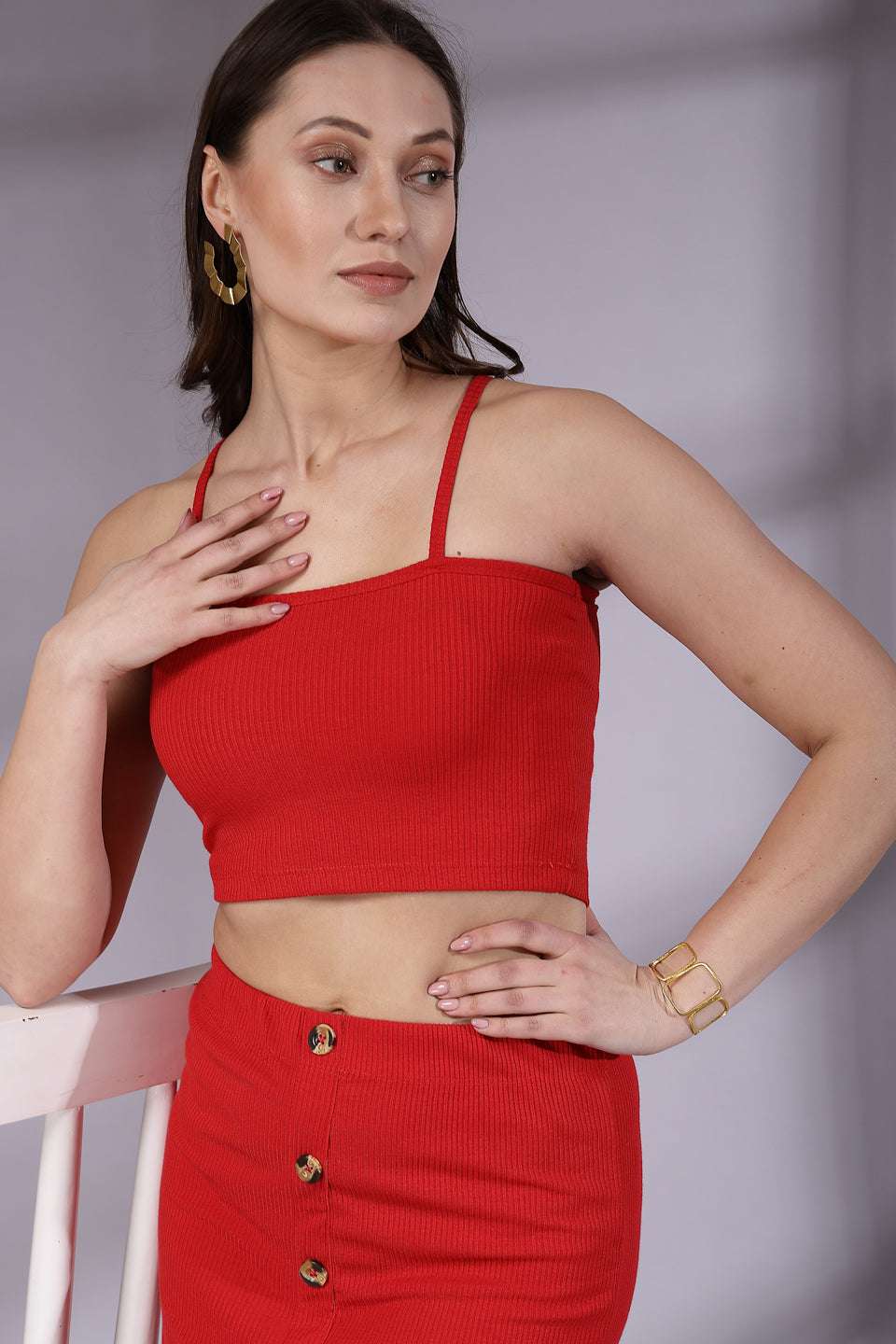 Women's Solid Co-Ords Set