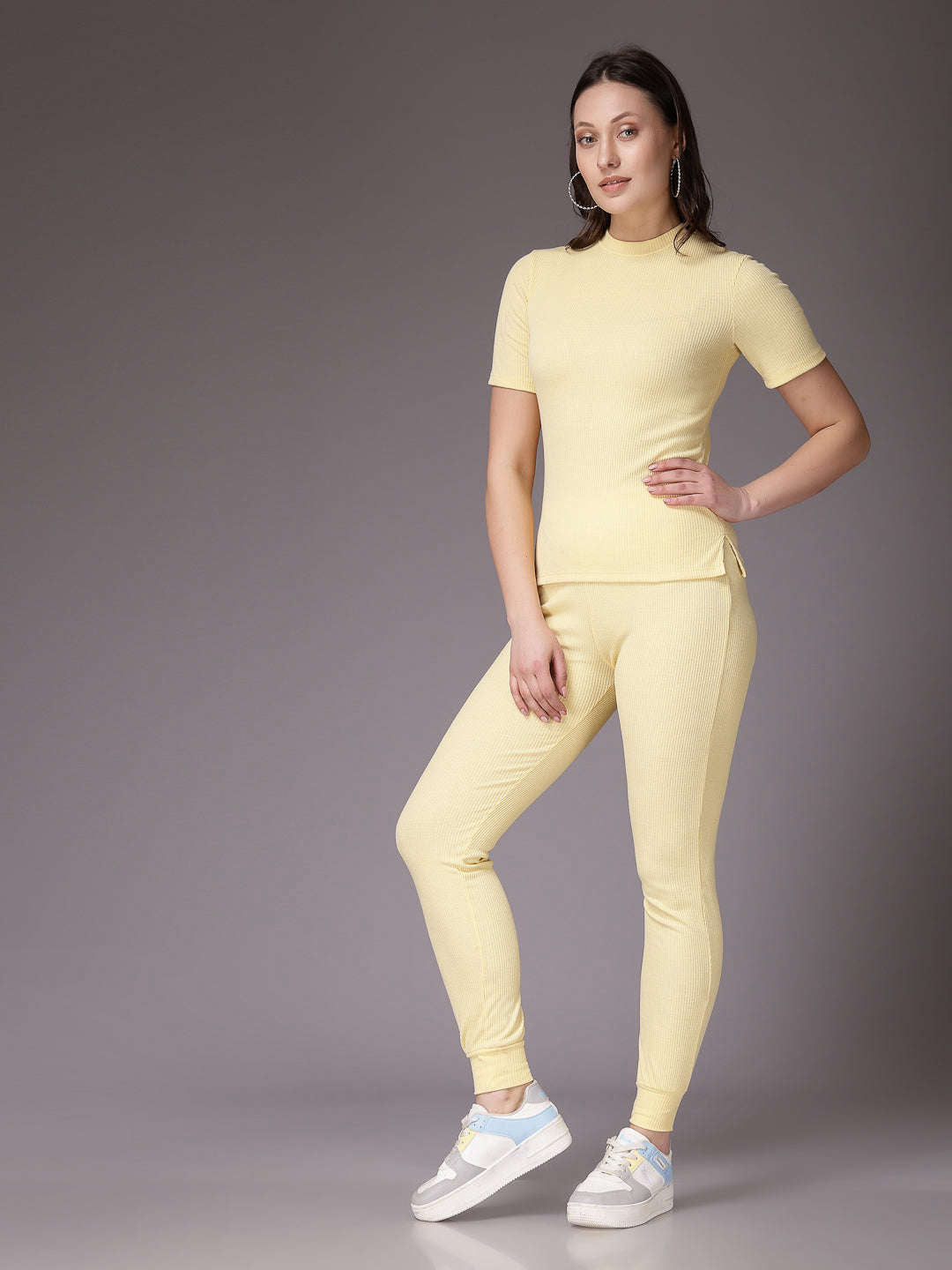 Women's Solid Co-Ords Set