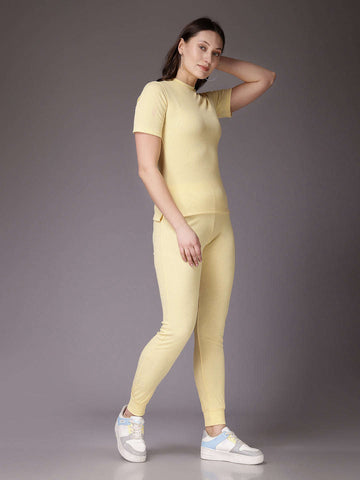 Women's Solid Co-Ords Set