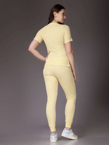 Women's Solid Co-Ords Set