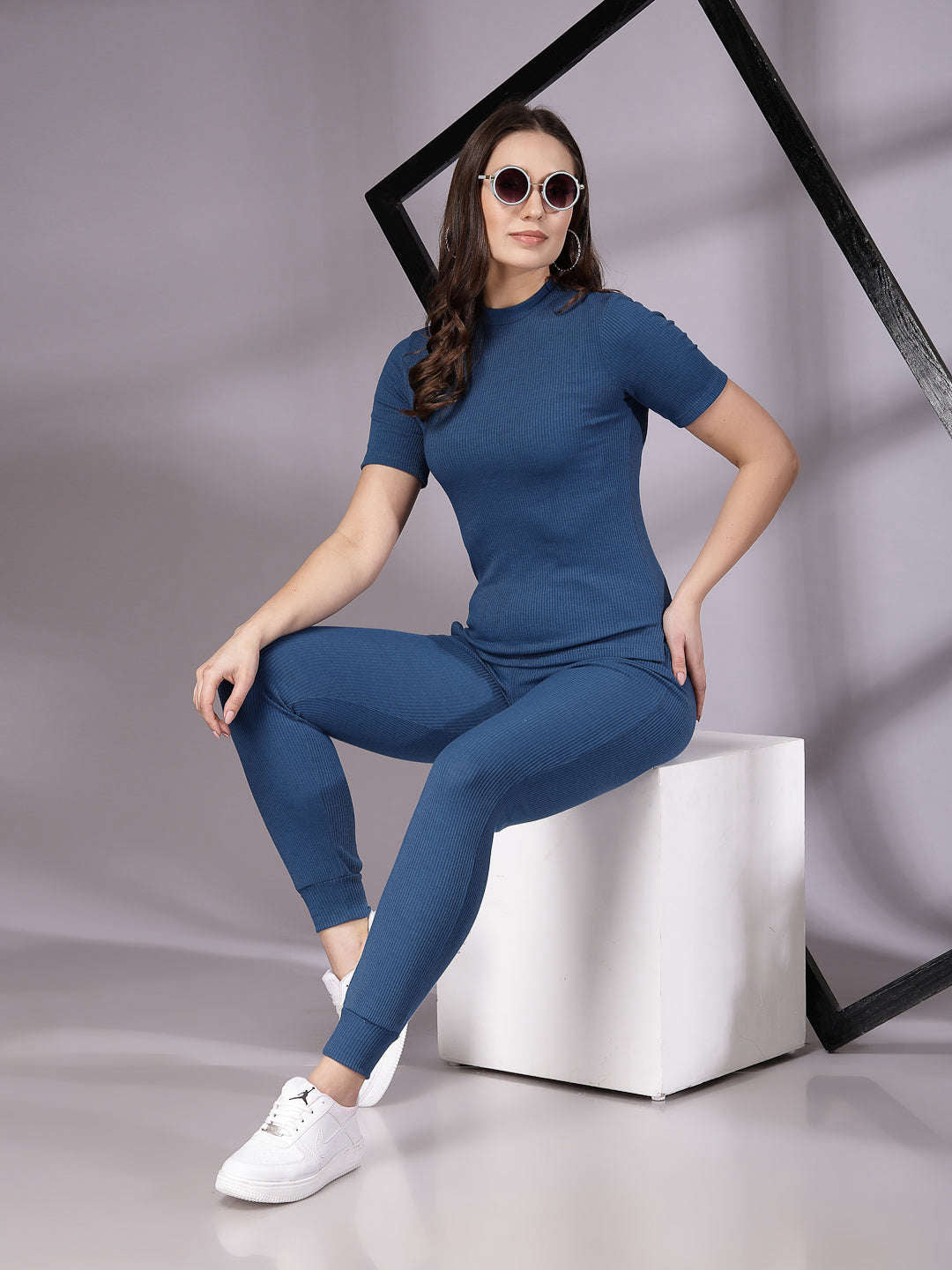 Women's Solid Co-Ords Set