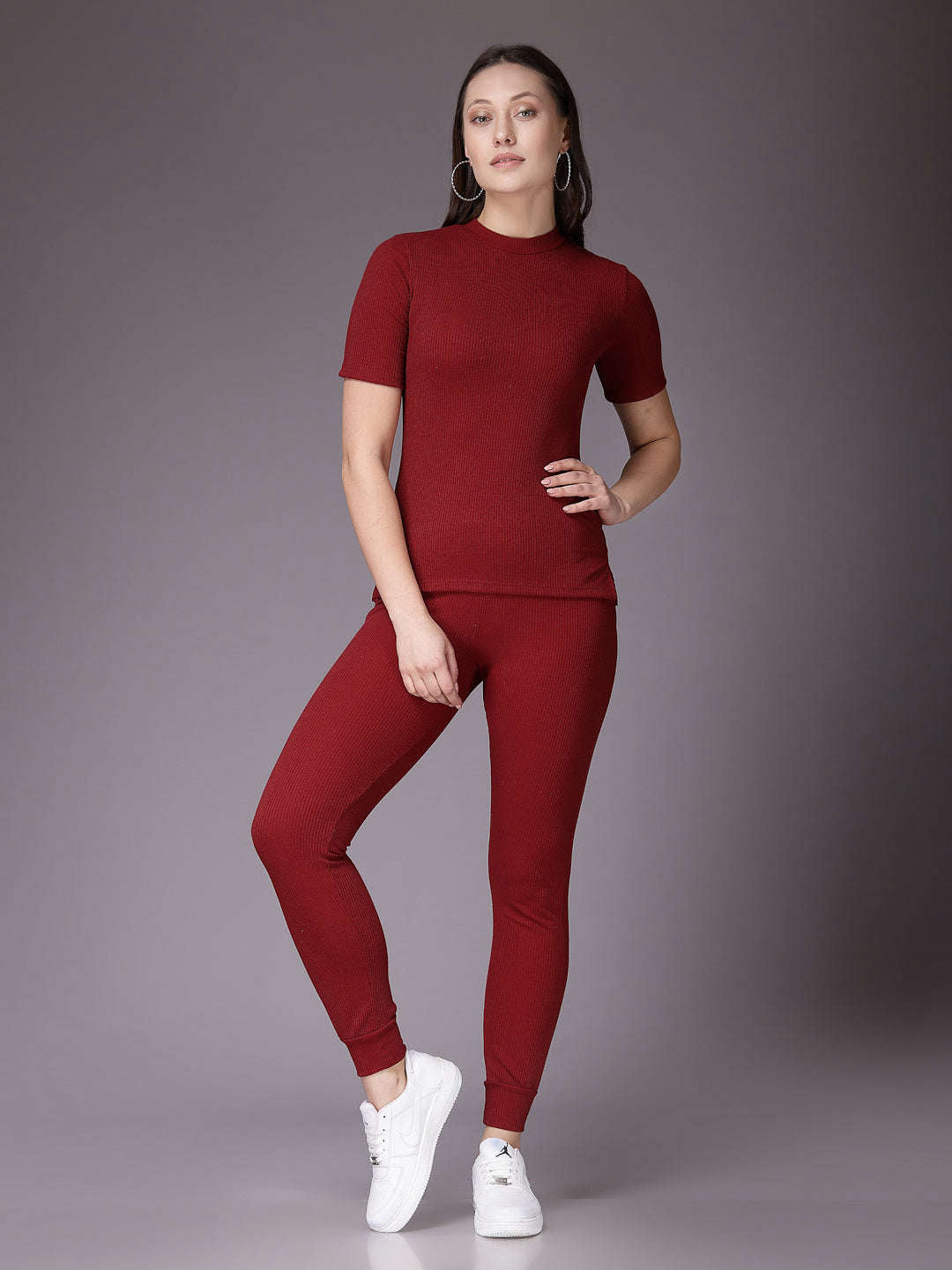 Women's Solid Co-Ords Set