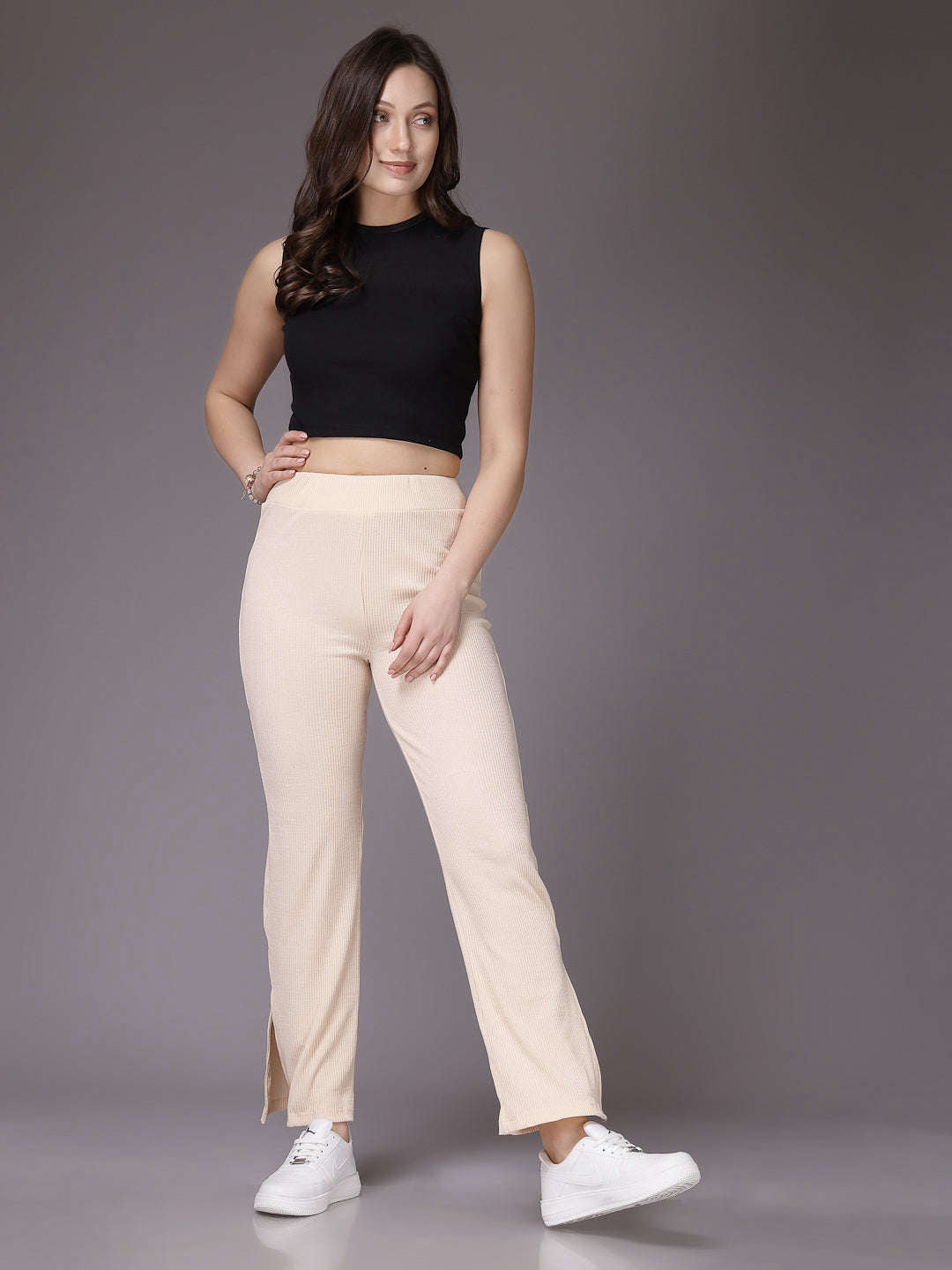 Women's Solid Trouser