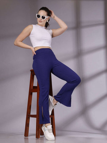 Women's Solid Trouser
