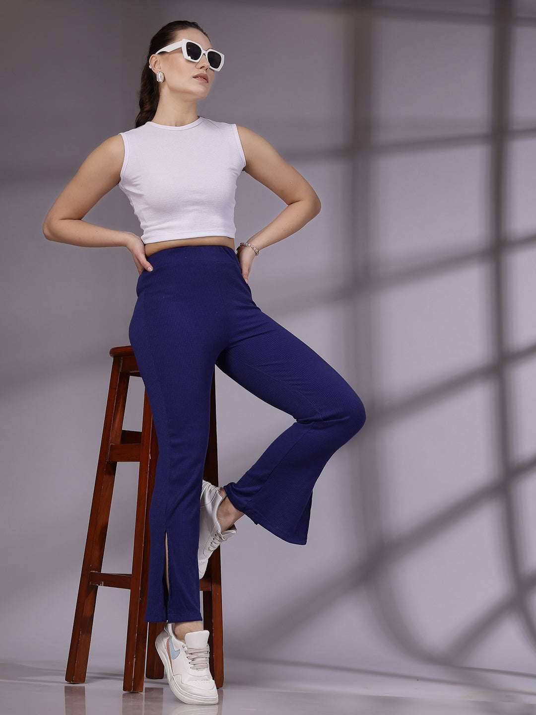 Women's Solid Trouser