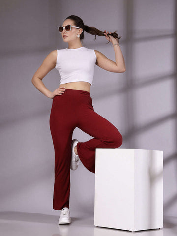 Women's Solid Trouser