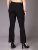 Women's Mid Rise Solid Rib Trouser