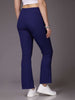 Women's Mid Rise Solid Rib Trouser