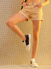 Women's Solid Denim Shorts