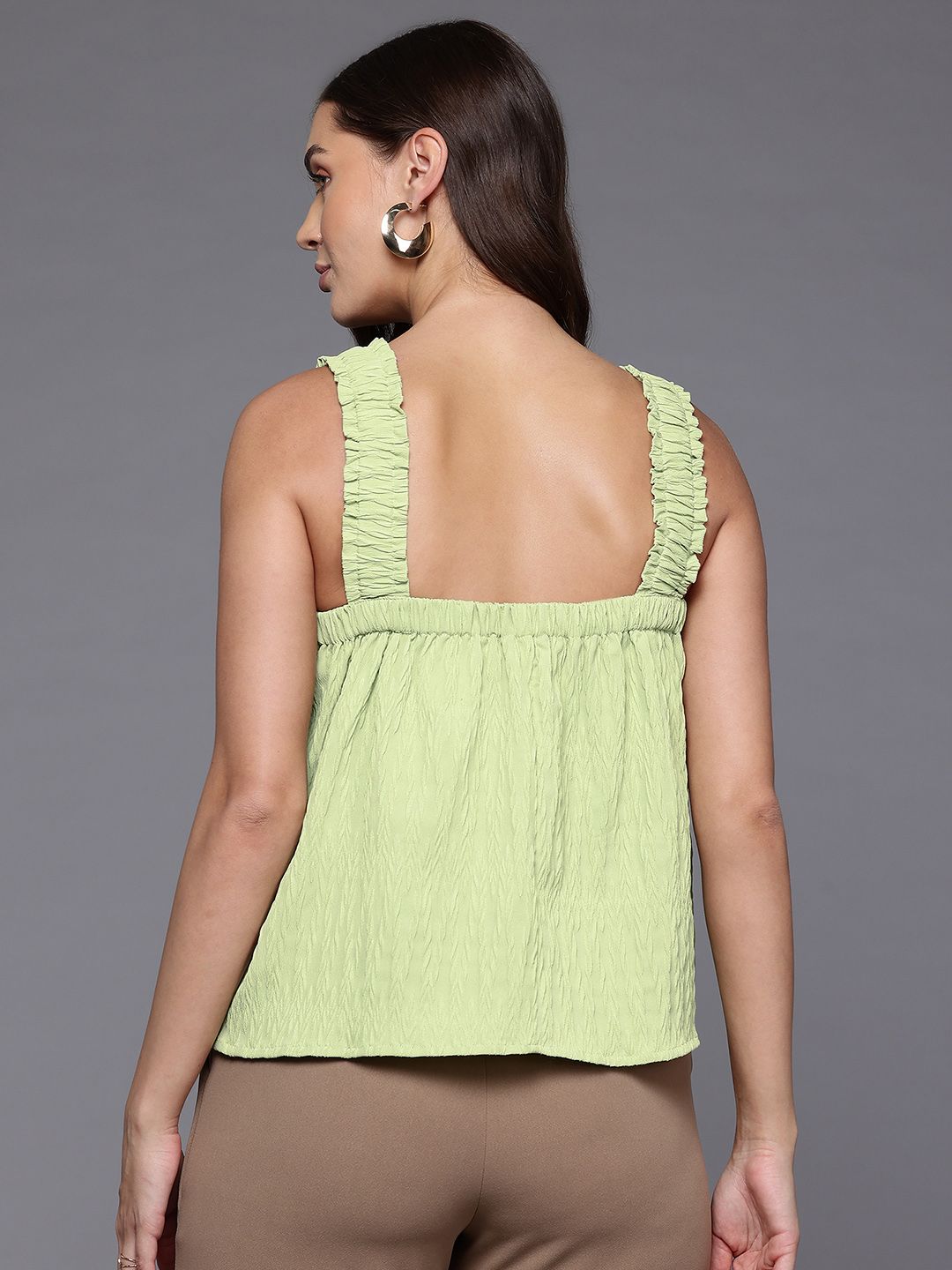 Women's Loose Fit Textured Cami Top