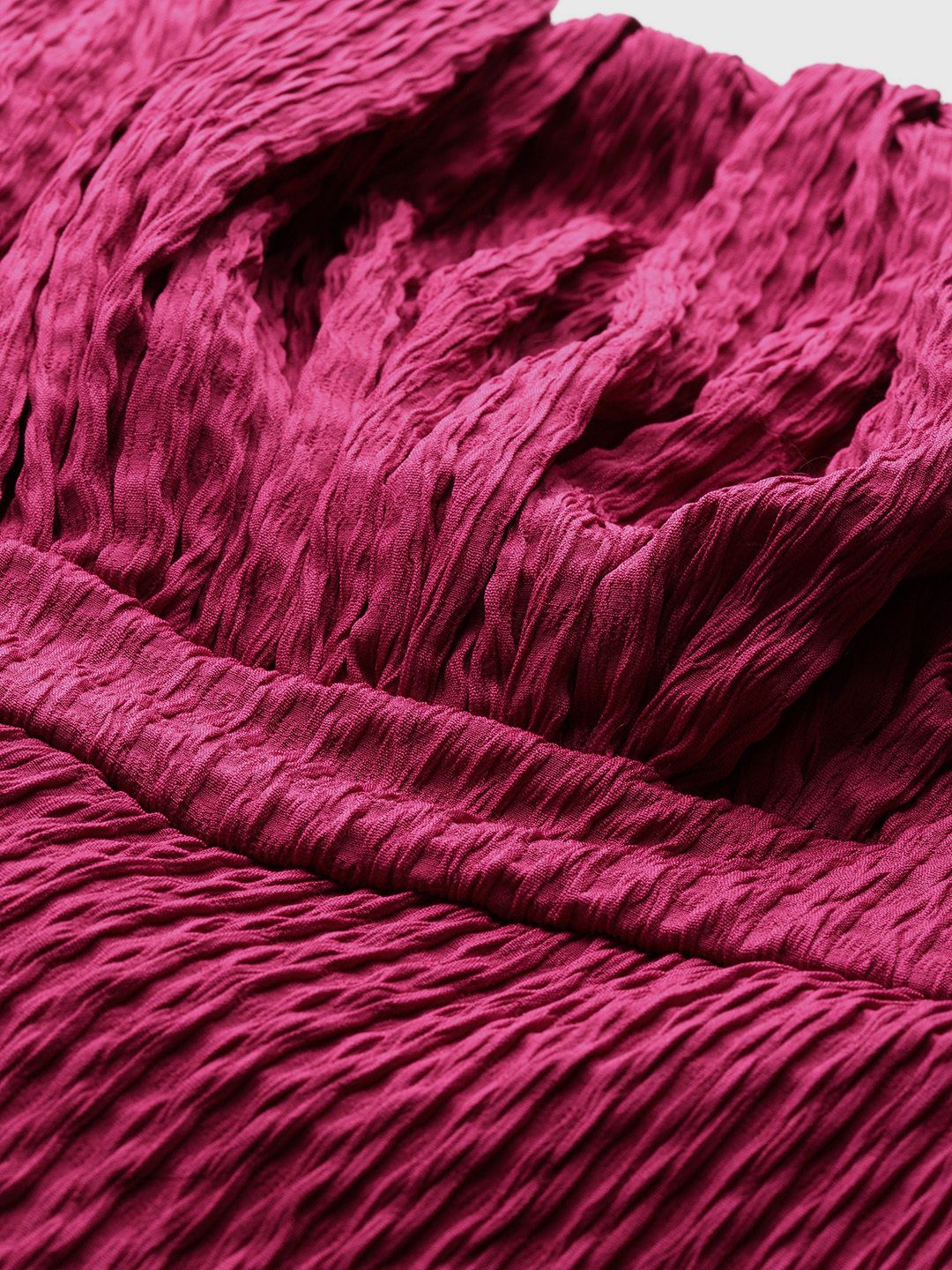 Freehand Women Fitted Textured Gathered Dress