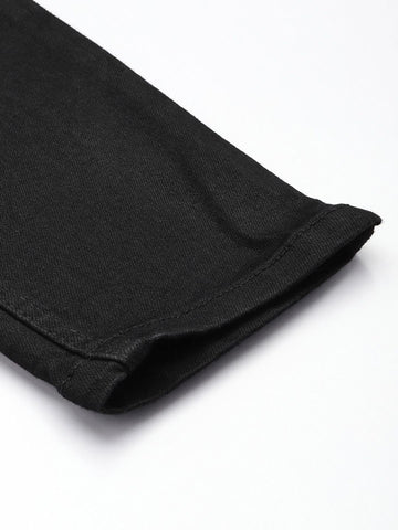 Women's Black Slim Fit Casual Jeans