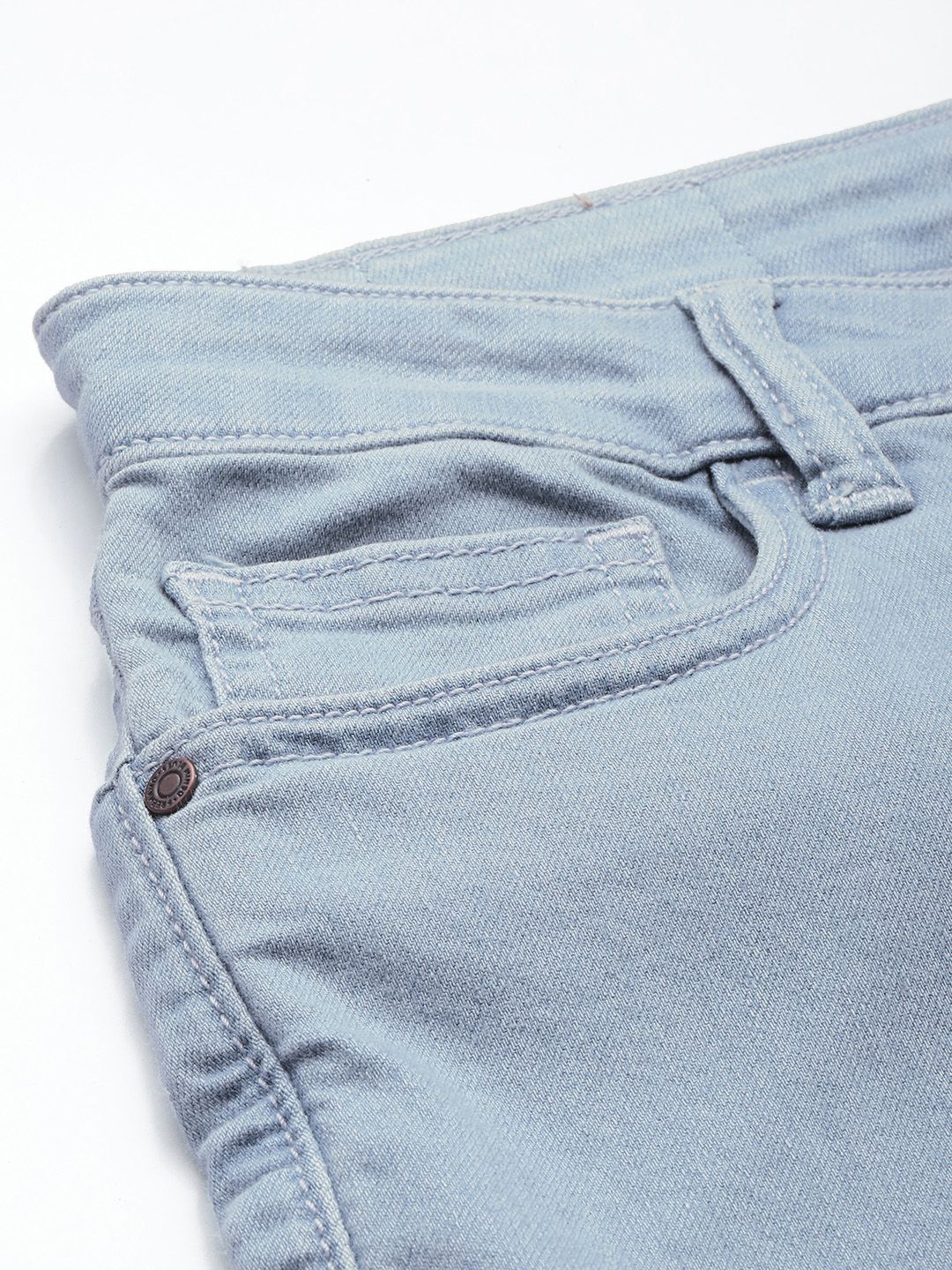 Women's Blue Slim Fit Vintage Jeans