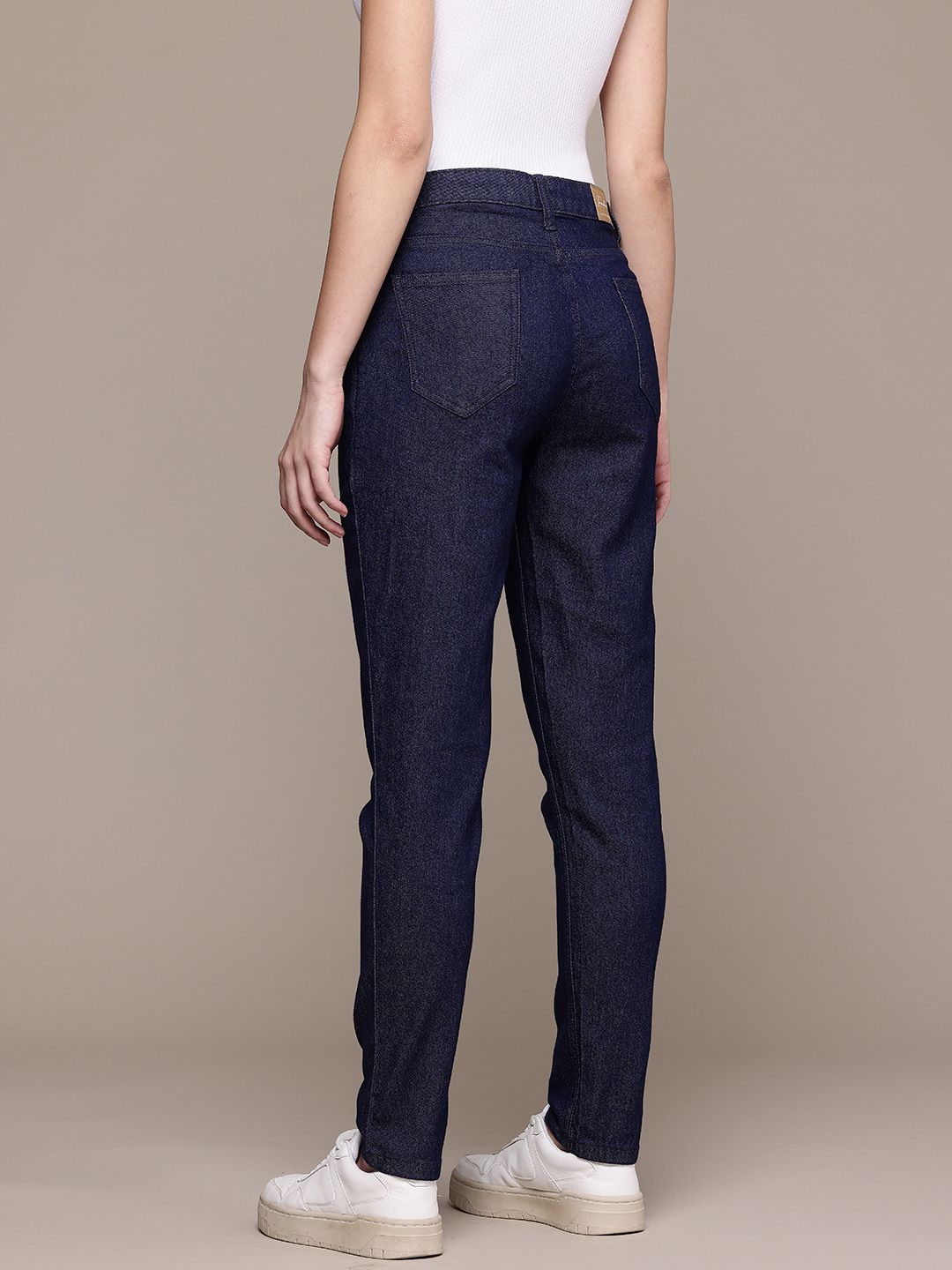 Women's Blue Slim Fit Casual Jeans