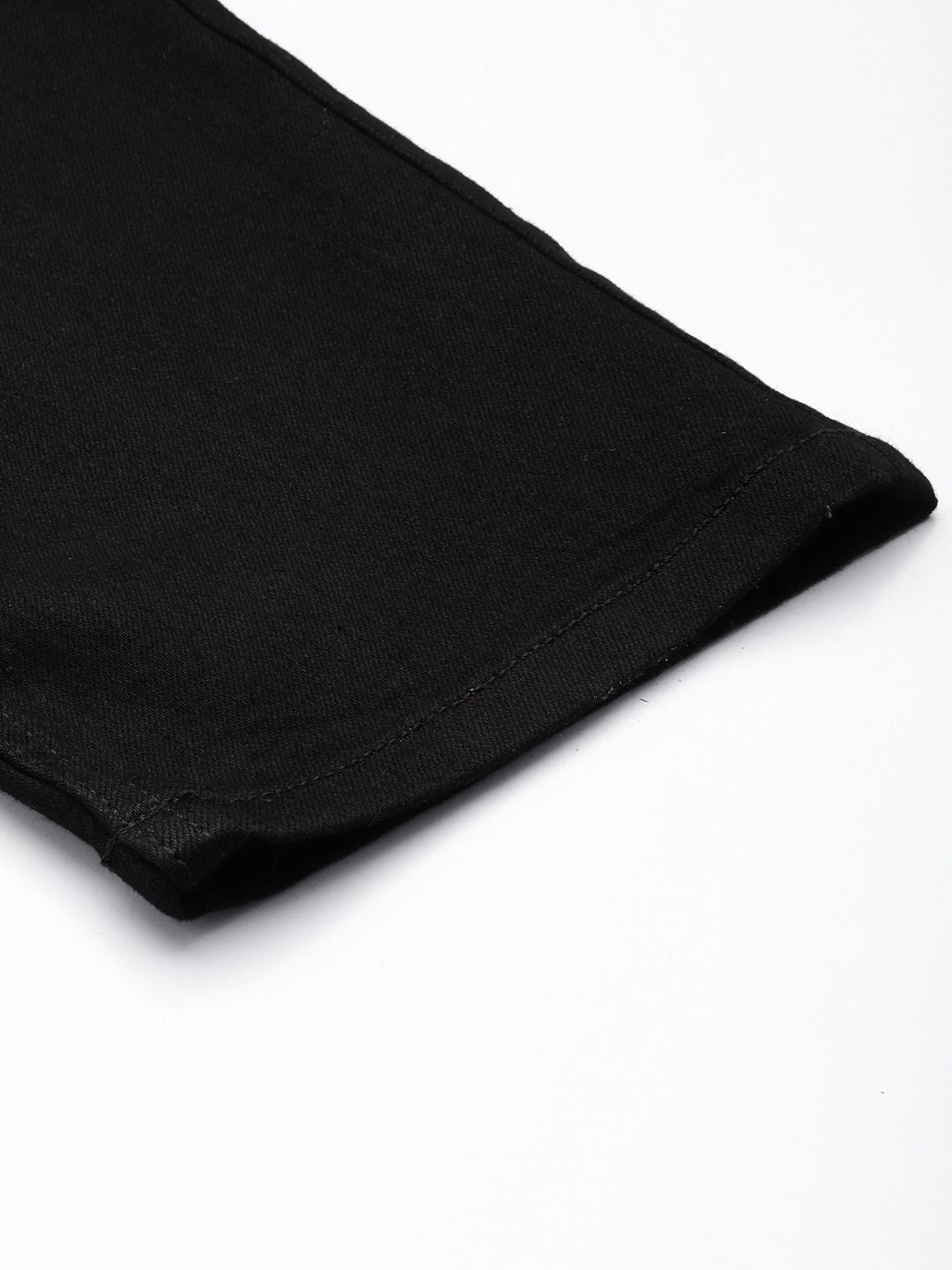 Women's Black Straight Fit Casual Jeans