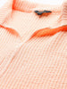 Freehand Peach Women's Fitted Textured Crop Top