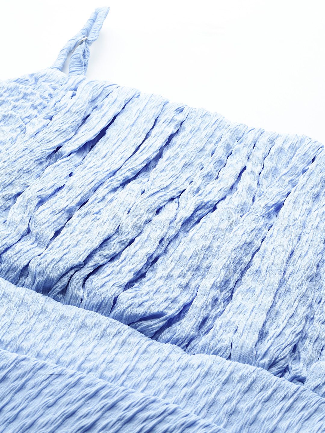 Freehand Women Fitted Textured Gathered Dress