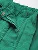 Women's Green Regular Fit Casual Trousers