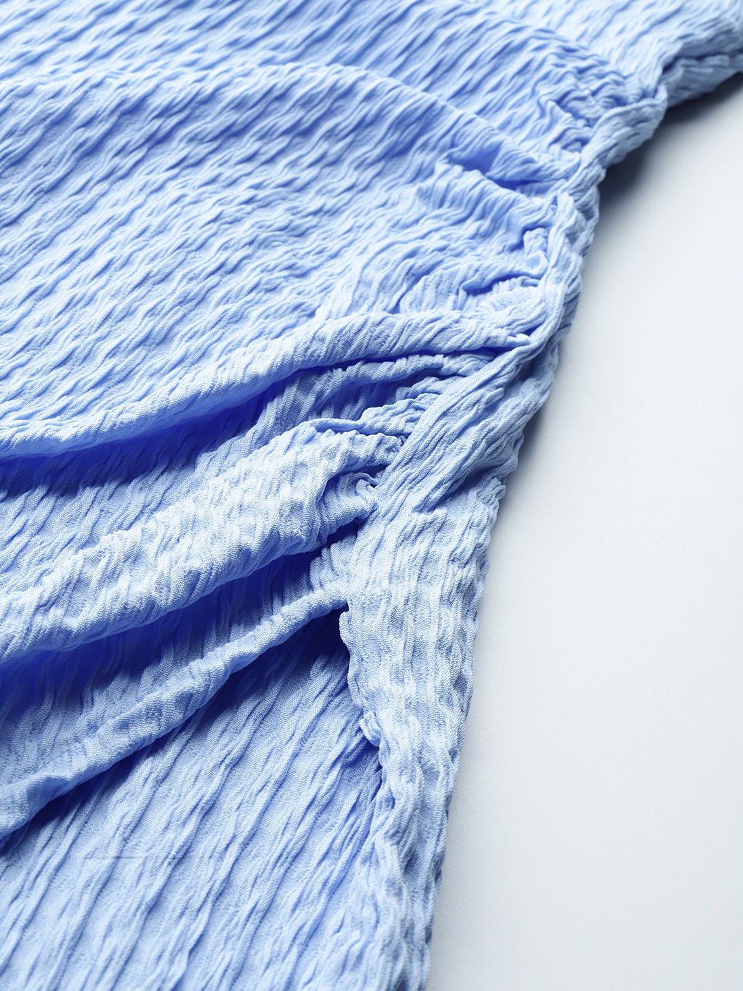 Freehand Women Fitted Textured Gathered Dress